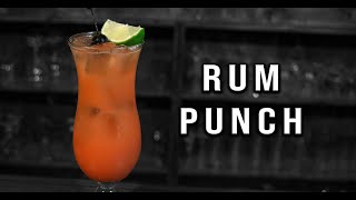 Rum Punch  Easy Rum Recipes  Booze On The Rocks [upl. by Alliuqahs494]