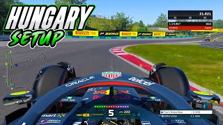 F1 22 HUNGARY HOTLAP  SETUP 114909 [upl. by Accemahs]