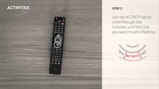 Universal Remote Control – URC 7980 Smart Control – how to setup an Activity [upl. by Hughie]