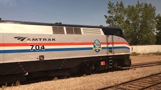 Amtrak amp Via Rail HD 60fps Riding Train 97  64 The Maple Leaf Toronto to New York Penn 7416 [upl. by Verras]