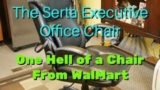 Serta Executive Office Chair Review [upl. by Acirtal]