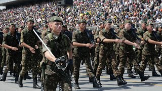 DESFILE CÍVICO MILITAR SP  EXÉRCITO BRASILEIRO [upl. by Ciro518]