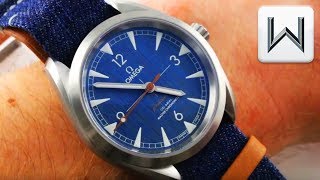 Omega Seamaster Railmaster JEANS Blue Denim 22012402003001 Luxury Watch Review [upl. by Belford993]