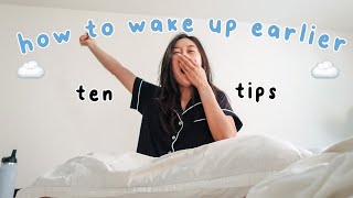 how to wake up earlier WITHOUT feeling miserable [upl. by Triny]