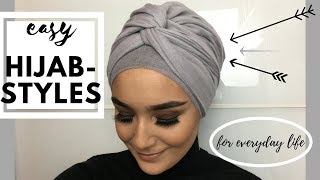 Easy Turban Styles For Everyday Life Hijab [upl. by Leacim390]