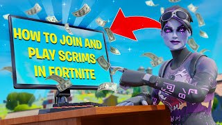 How to JOIN amp PLAY Fortnite Scrims in Chapter 2 How to Join Console Scrims too [upl. by Ahtreb]