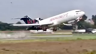 Aerosucre Plane Takes Off Too Late [upl. by Acinelav]