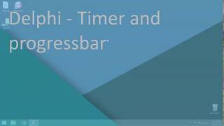 Delphi  Timer and Progressbar [upl. by Gass]