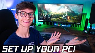 What To Do AFTER Youve Built Your Gaming PC 😀 How To Setup Your Gaming PC Build 2020 [upl. by Akkin77]