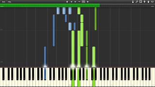 Gregorio Allegri  Miserere mei Deus Synthesia piano tutorial [upl. by Nnaesor]