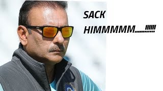 Ravi Shastri out [upl. by Htebazil]