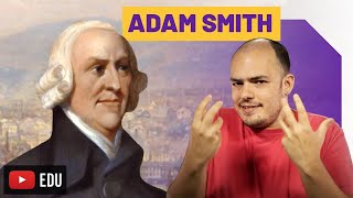 Adam Smith  Liberalismo Mão invisível e Sentimentos morais [upl. by Eikkin]