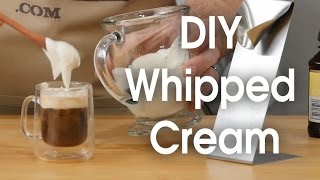 DIY whipped cream in 60 seconds [upl. by Obla]