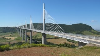 France A75 Viaduc de Millau [upl. by Aicnorev]