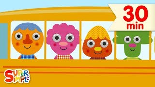 The Wheels On The Bus  featuring Noodle amp Pals   More Kids Songs from Super Simple Songs [upl. by Yevreh]