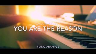 You Are The Reason  Calum Scott Piano cover [upl. by Sillaw]