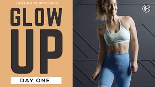 ⭐GLOW UP CHALLENGE  DAY 1 Full Body HIIT Workout [upl. by Sherris]