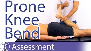 Reversed Lasègue or Prone Knee Bending Test [upl. by Sashenka]