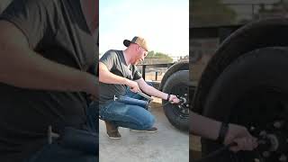 How to grease your trailer axles [upl. by Ellenwahs]