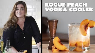 Rogue Peach  VODKA COCKTAIL RECIPE  Peaches amp St Germain [upl. by Isherwood]