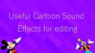 100 Cartoon Sound Effects for Editing [upl. by Bondy]