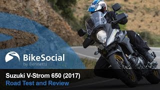 Suzuki VStrom 650 2017  Ride and review [upl. by Einahteb]