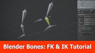 Blender FK vs IK Rigging Tutorial [upl. by Auric]