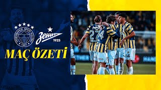 MAÇ ÖZETİ Fenerbahçe 22 Zenit  Yardım Maçı [upl. by Shawnee]