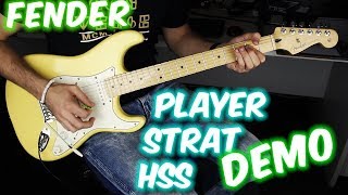 Fender Player Stratocaster HSS demo [upl. by Socin]