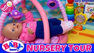 💖Baby Born Doll Nursery Tour With Baby Born Soft Touch Ella🍼 [upl. by Alfonzo]