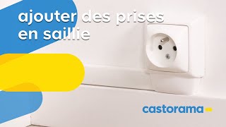 Ajouter des prises électriques  pose en saillie Castorama [upl. by Milka]