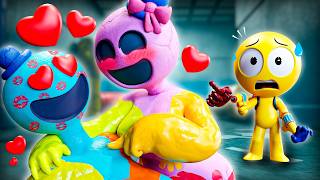 DOEY THE DOUGHMAN FALLS in LOVE Poppy Playtime 4 Animation [upl. by Crofton]