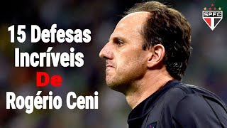 15 Defesas Incríveis de Rogério Ceni •HD• [upl. by Rizika]