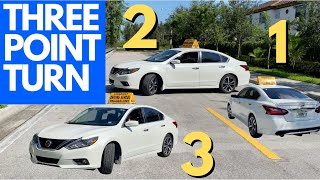 THREE POINT TURN EXPLAINED FOR BEGINNERS [upl. by Rabaj411]