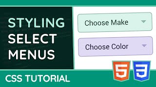 How to Style Drop Down Menus  CSS Web Design Tutorial [upl. by Collier]