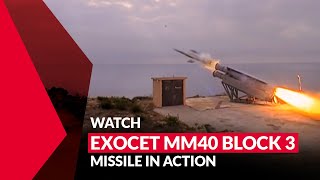 Exocet MM40 Block 3 missile [upl. by Rennoc606]