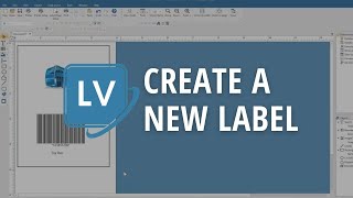 How to Create a New Label with LABELVIEW [upl. by Gershom]