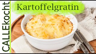 Kartoffelgratin selber machen  Omas Rezept für Kartoffelauflauf [upl. by Horner]