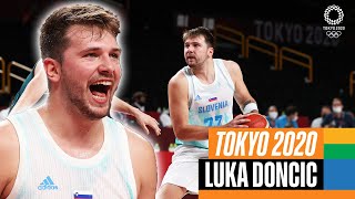 🏀 The BEST of Luka Doncic 🇸🇮 at the Olympics [upl. by Dnarud]