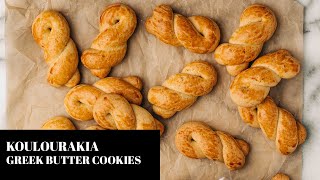 Koulourakia  Greek Easter Cookies [upl. by Rafat]