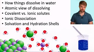 Aqueous Solutions Dissolving and Solvation [upl. by Esnofla]