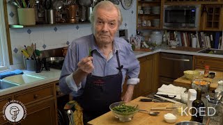 String beans and shallots  Jacques Pépin Cooking At Home  KQED [upl. by Aiciram772]