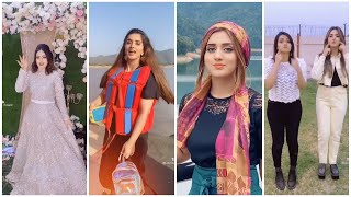 Jannat Mirza Alishba Anjum and Saher Hayat tiktok videos 💞 [upl. by Newhall]