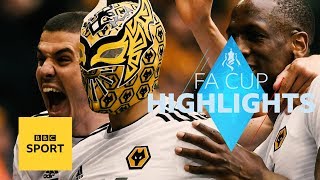 Highlights Watford 32 Wolves  FA Cup  BBC Sport [upl. by Buckler]