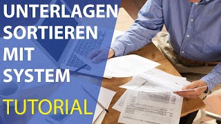 Steuerunterlagen professionell sortieren TUTORIAL Steuerberater erklärt [upl. by Emmit]