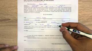 Autocertificazione di Decesso dopo Incidente Stradale [upl. by Vastha]