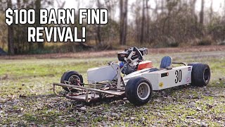 We Bought a Rare 100 MPH Vintage Racing Go Kart for 100 [upl. by Vivle105]