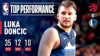 Luka Doncic Makes HISTORY With 30 Point TripleDouble  January 27 2019 [upl. by Eleira616]