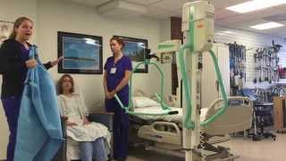 Safe Patient Handling Transferring Patients via Hoyer Lift [upl. by Lesslie]