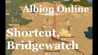 Albion Online  Caerleon to Bridgewatch fast almost safely [upl. by Akived]